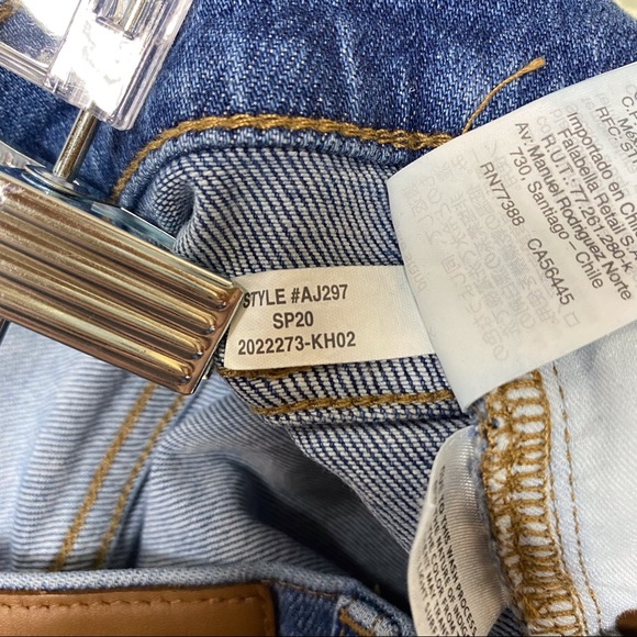 MADEWELL Tall 9” Mid-Rise Skinny Crop Jeans: Button-Front TENCEL Denim Edition - Picture 8 of 9